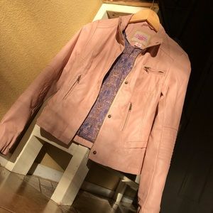 Blush Faux Leather Jacket💖
